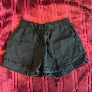 Cute black drawstring shorts